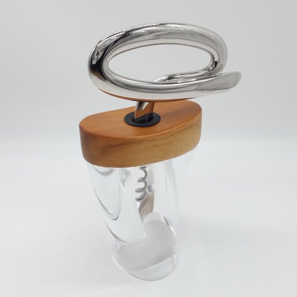 Nambé Twist Corkscrew Wine Opener MT0556 by Neil Cohen - Picture 7 of 14